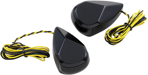 Turn Signal - Black - Smoke/Amber