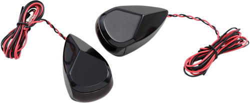 Turn Signal - Black - Red/Red