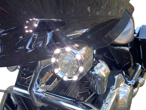 Bullet Turn Signal 1157 - Chrome - Smoke Lens