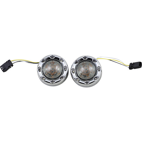 Custom Dynamics #PB-BR-AW-JAE-CS - Bullet Turn Signal JAE - Chrome - Smoke Lens