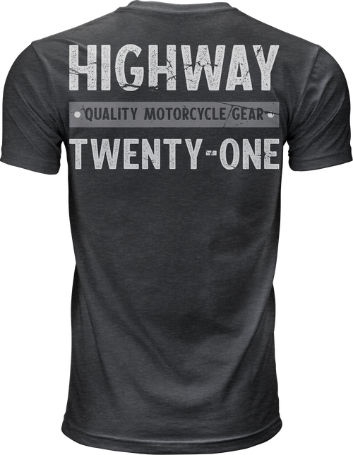 Highway 21 #489-1921X - Highway TEE Black XL