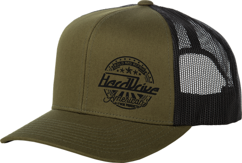 Harddrive #800-0210 - Harddrive Emblem HAT Black/OD Green OS
