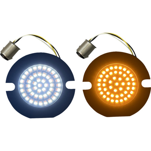Custom Dynamics #GEN-4-AW-1157T - Amber/White LED Turn Signal Inserts