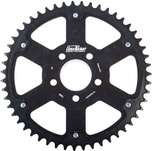 Harddrive #RST-7080_WPS:48-BLK - Carbon Tooth Sprocket 48T Black / Black 84-22