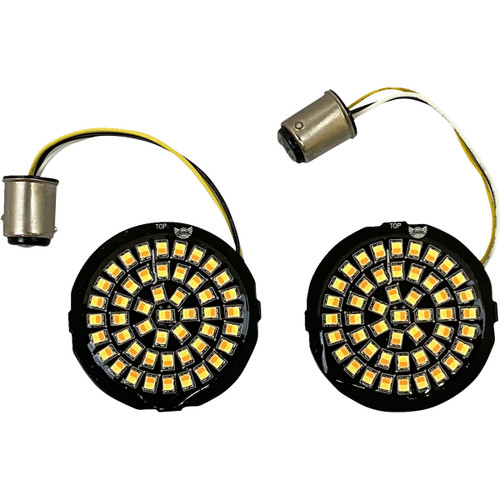 Custom Dynamics #GEN-4-AW-1157 - Amber/White LED Turn Signal Inserts