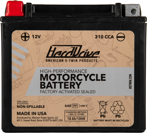 Harddrive #HRDM72RBH - High Perform Battery Ytx20h CCA 310