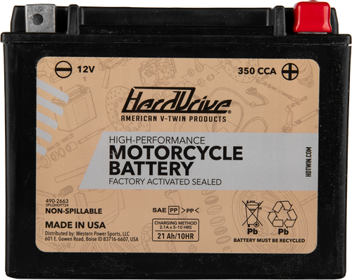 Harddrive #HRDM7250H - High Perform Battery Ytx24hl CCA 350