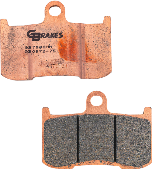Gbrakes #GB0572-75 - Brake Pads Sintered Ceramic