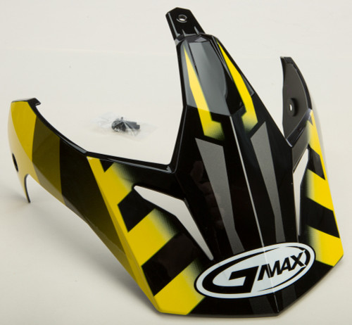 Gmax #G011053 - Visor W/Screws Trekka Gm-11 Black/Yellow