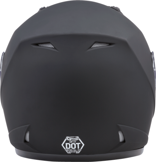 Gmax #G317077N - Of-17 Open-face Helmet Matte Black XL