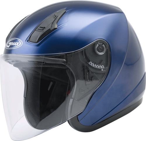 Gmax #G317494N - Of-17 Open-face Helmet Blue SM