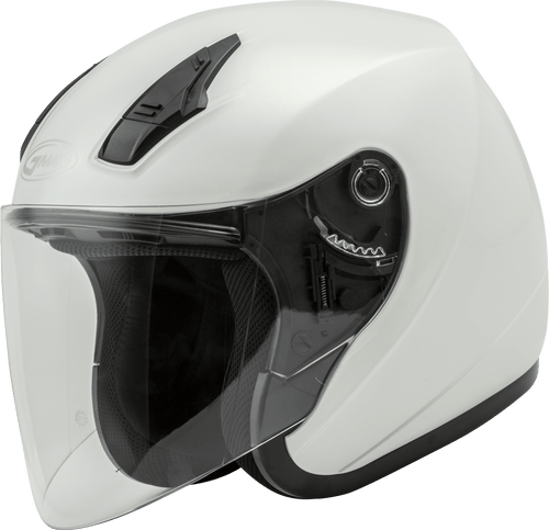 Gmax #G317088N - Of-17 Open-face Helmet Pearl White 2X