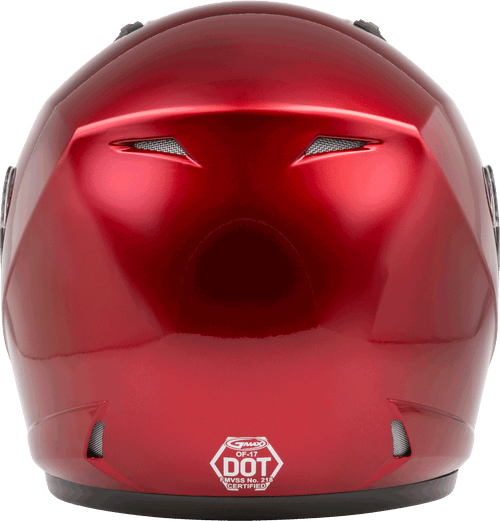Gmax #G317096N - Of-17 Open-face Helmet Candy RED LG