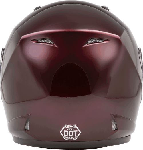 Gmax #G317108N - Of-17 Open-face Helmet Wine RED 2X