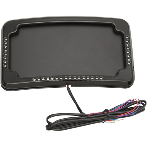 Cycle Visions #CV-4640B - License Plate Mount - Lighted Frame