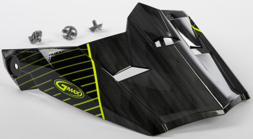 Gmax #G046881 - Visor W/Screws Colfax Mx-46 Black/Hi-vis Yellow Md-2x