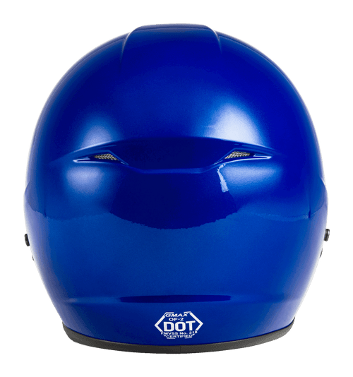 Gmax #G1020044 - Of-2 Open-face Helmet Blue SM