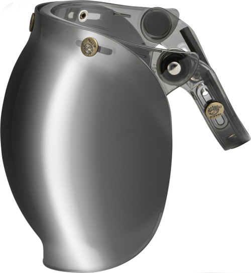 Gmax #G002015 - Bubble Shield 3-snap Flip-up Silver Iridium Universal