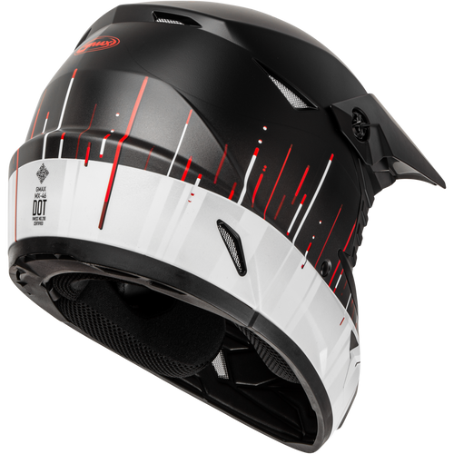 Gmax #D3463843 - Mx-46 Frequency Off-road Helmet Matte Black/White XS