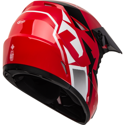 Gmax #D3464754 - Mx-46 Compound Helmet RED/Black/White SM