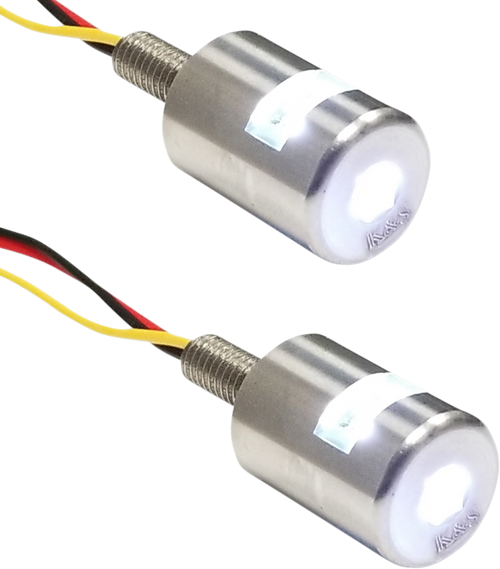 Three-Beam License Plate Bolt Lights - White