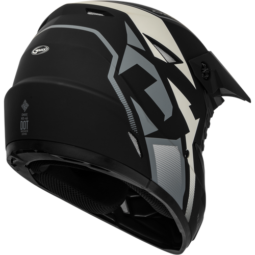 Gmax #D3464423 - Mx-46 Compound Helmet Matte Black/Grey/White XS