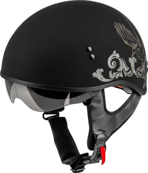Gmax #H16510957 - Hh-65 Corvus Helmet Matte Black/TAN XL