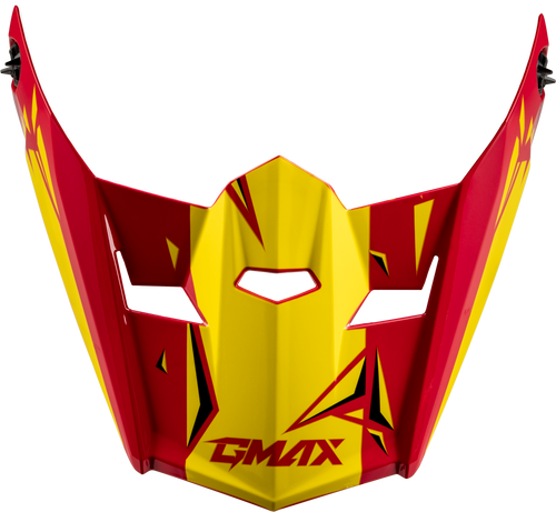 Gmax #G0465232 - Youth Mx-46y Unstable Visor RED/Yellow Ys-yl