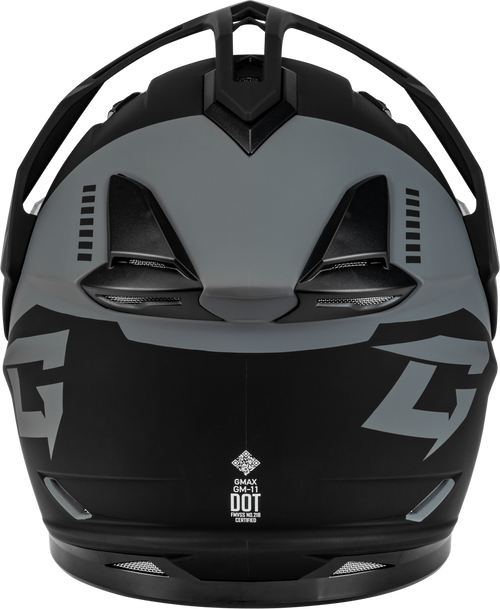 Gmax #A1115816 - Gm-11 Ronin Helmet Matte Black/Silver LG