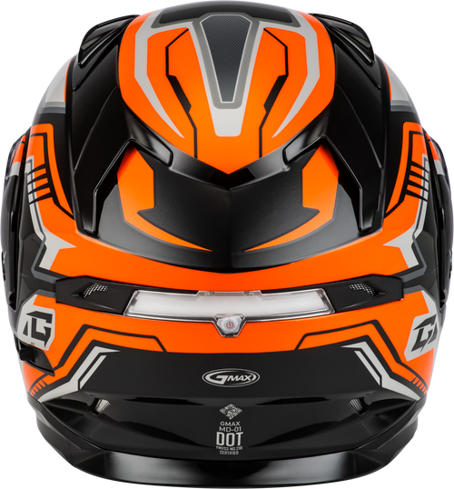 Gmax #M20139285 - Md-01s Transistor Snow Helmet Orange/Black MD