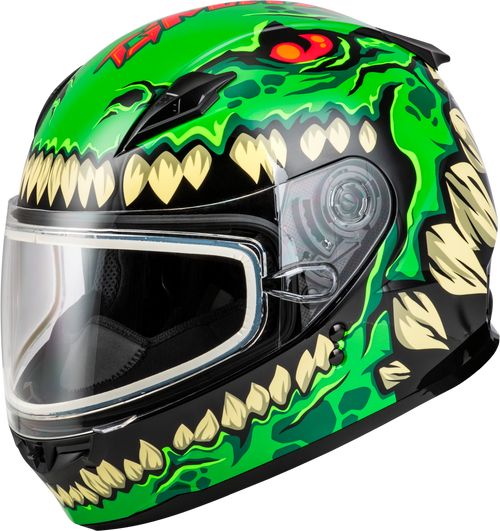 Gmax #F2499052 - Youth Gm-49y Drax Snow Helmet Green YL