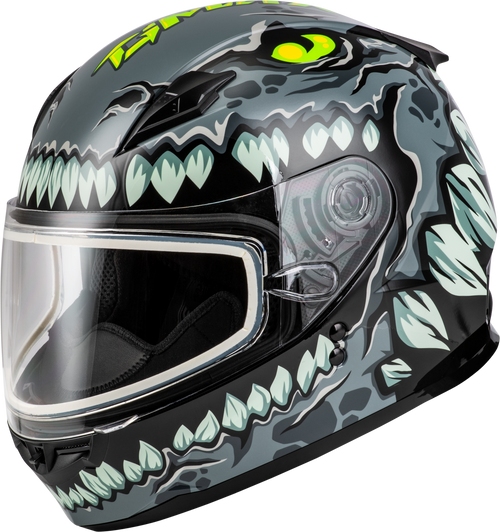Gmax #F2499242 - Youth Gm-49y Drax Snow Helmet Grey YL