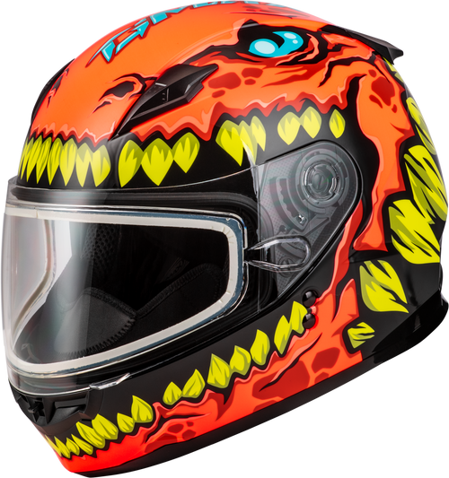 Gmax #F2499270 - Youth Gm-49y Drax Snow Helmet Orange YS