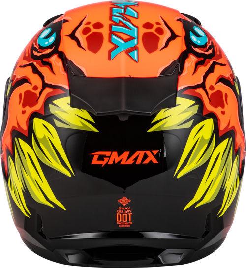 Gmax #F2499270 - Youth Gm-49y Drax Snow Helmet Orange YS