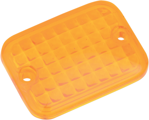 Replacement Mini Rectangular Lens - Amber
