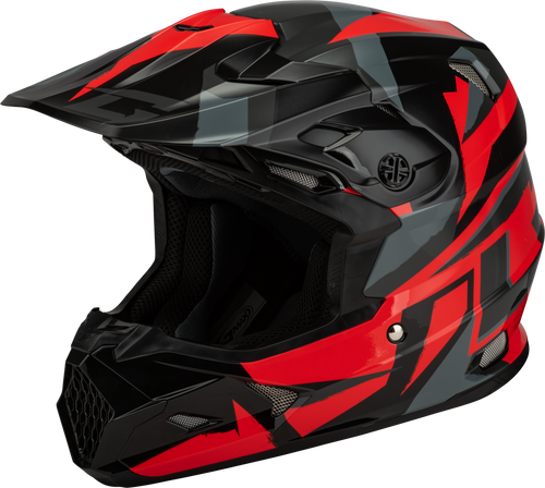 Gmax #D3961155 - Mx-96 Splinter Helmet Black/RED MD