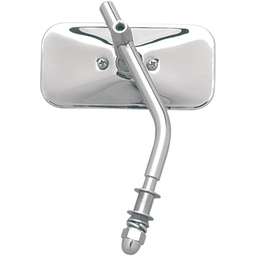 Emgo #20-34810 - Mirror - Side View - Chopper/Rectangle - Standard Stem - Each - Universal