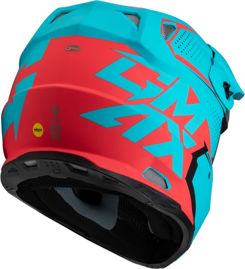 Gmax #D39621003 - Mx-96 502 Helmet Matte Blue/RED XS