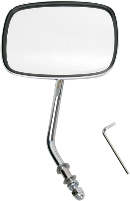 Live to Ride Mirror - Gold/Chrome - Right