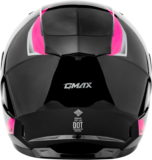 Gmax #F1498404 - Ff-49 Syth Helmet Black/Pink SM