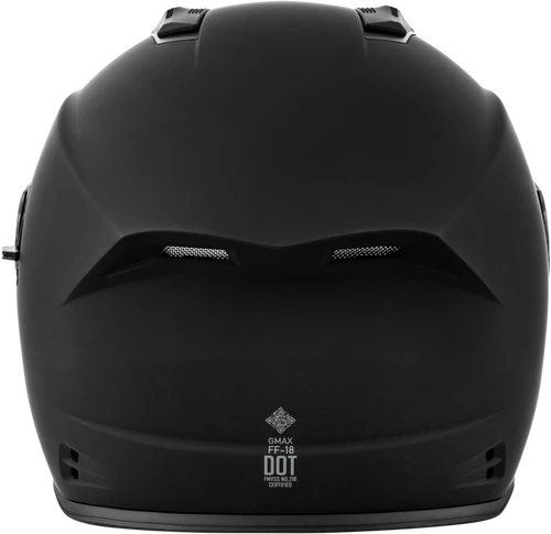 Gmax #F1180074 - Ff-18 Solid Helmets Matte Black SM
