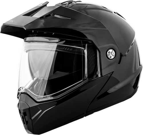Gmax #M1740026R - Md-74 Solid Helmets Black LG