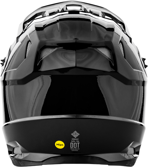 Gmax #D3960025 - Mx-96 Solid Helmets Black MD