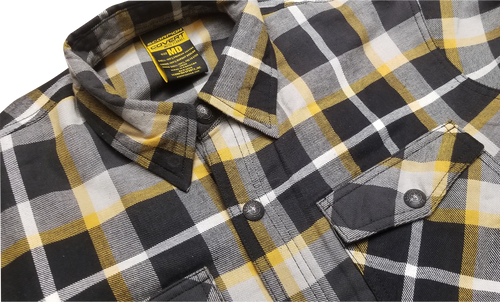 Scorpion EXO #13803-10 - Covert Moto Flannel White/Yellow 5X