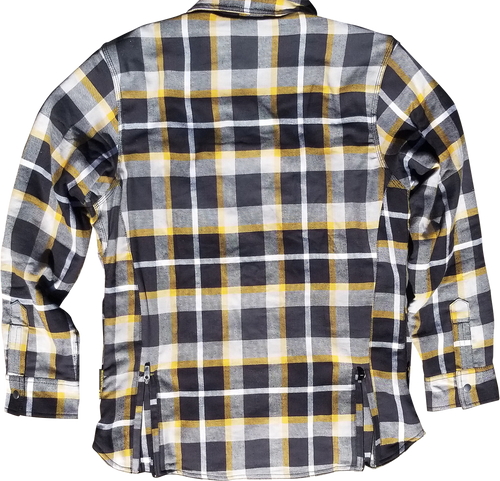 Scorpion EXO #52231-3 - Covert Womens Flannel White/Yellow SM
