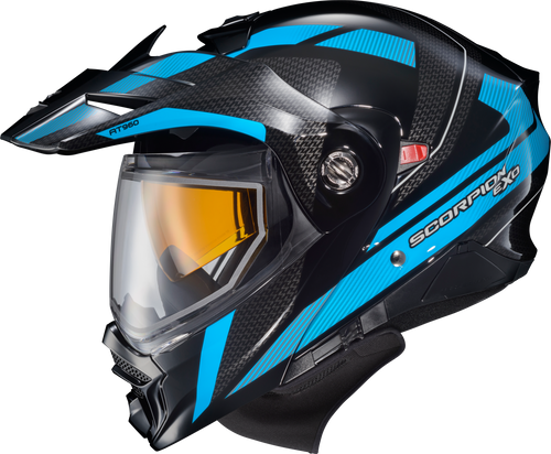 Scorpion EXO #96-1183-EC - Exo-at960 Cold Weather Helmet Hicks Light Blue SM (electric)