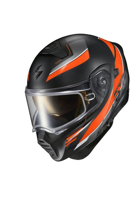 Scorpion EXO #93-1046-SD - Exo-gt930 Cold Weather Helmet Modulus Orange XL (dual Pane)