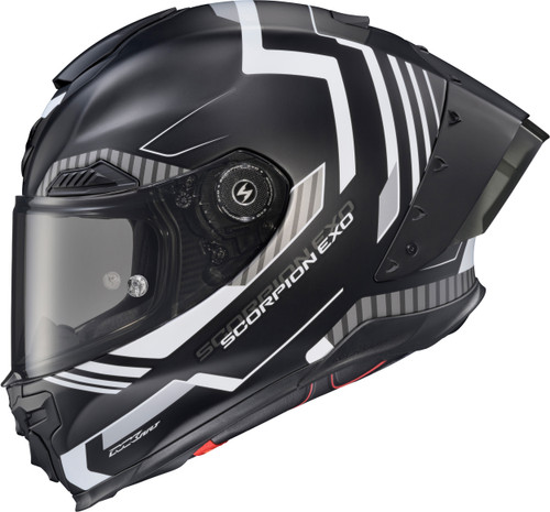 Scorpion EXO #WAR-3544 - Apex Exo-warp Full Face Helmet Atarax Black/White MD