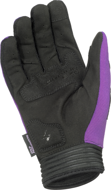 Scorpion EXO #G64-522 - Womens Skrub II Gloves Purple XS