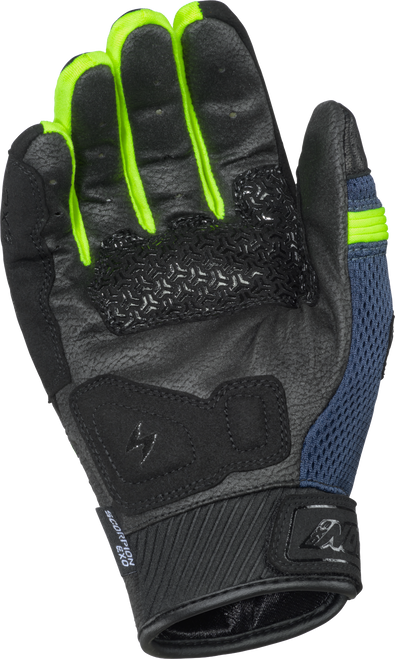 Scorpion EXO #G68-963 - Cool Hand PRO Gloves Dark Blue/Hi-viz SM